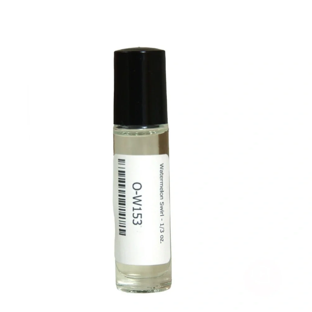 Watermelon Swirl 1/3 Oz Glass Roll-On Fragrance oil
